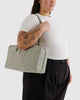 BAGGU Medium Bowler Bag | Sage Stripe