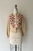 Handknit Crewelwork Wool Cardigan | 1950s