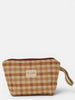 Gingham Jacquard Makeup Bag | De La Mur