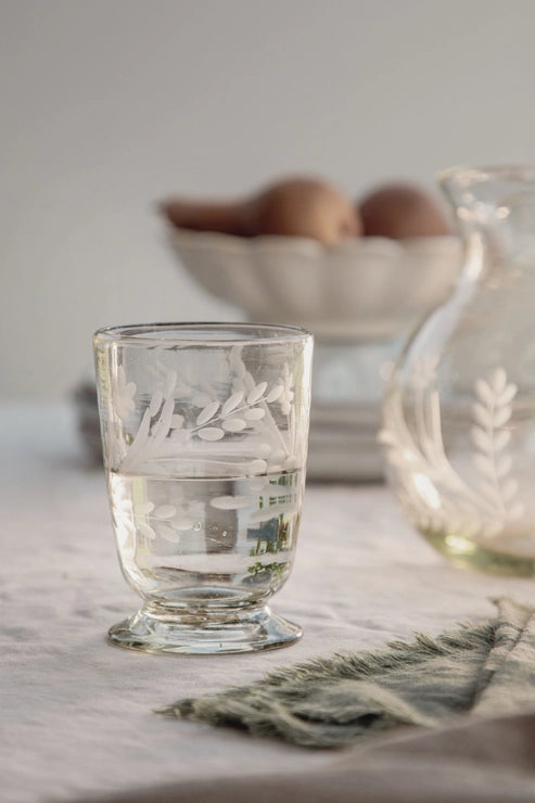 Handblown Etched Glass