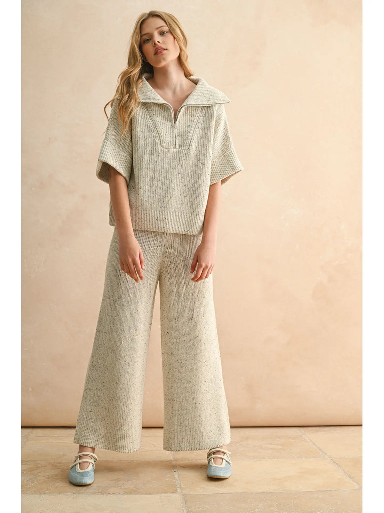 Salt & Pepper Cotton Knit Pant