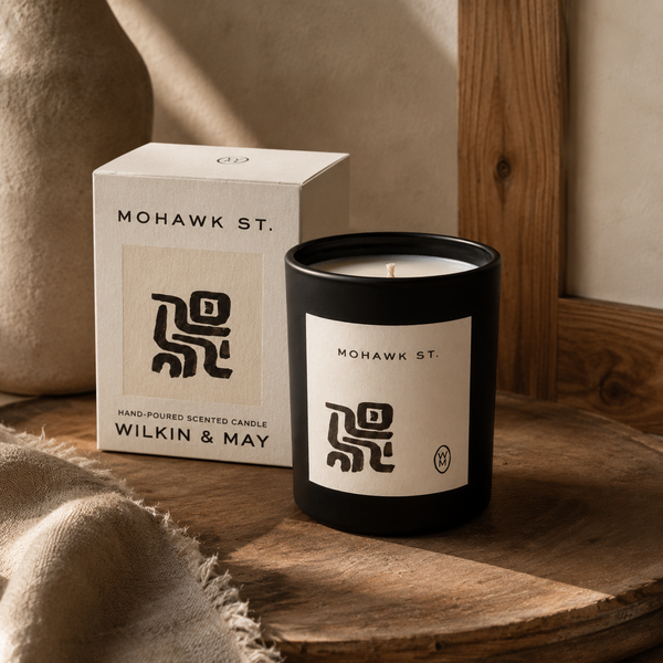 Mohawk St. Candle | Musk, Amber & Sandalwood