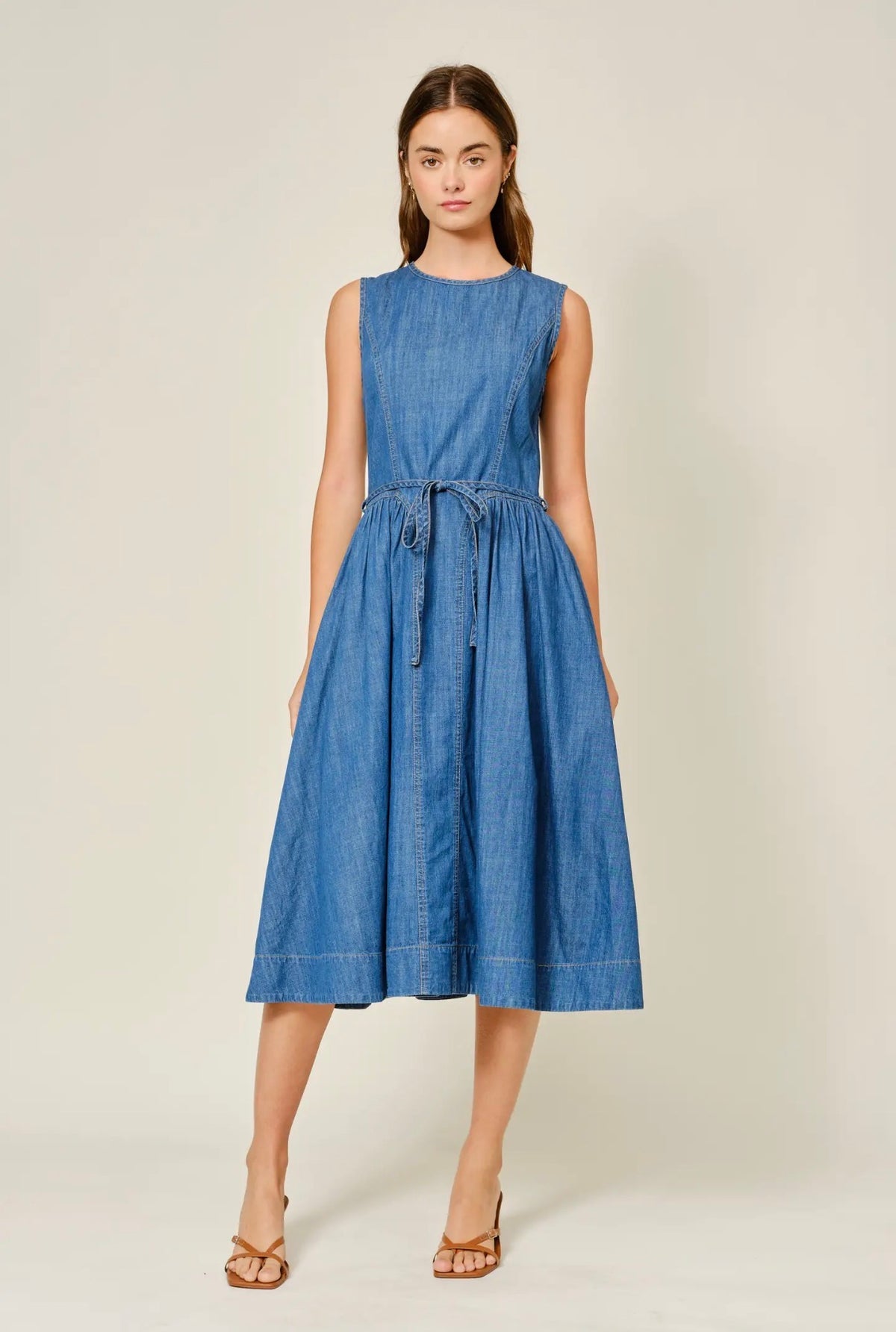 Belleview Denim Dress – DEAR GOLDEN