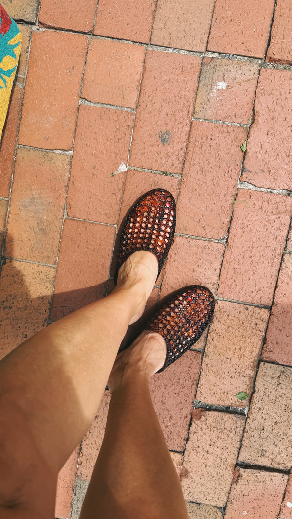 Goldie Jelly Mules | Salt Sisters & Sun-Seekers