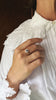 10K Diamond & Sapphire ring