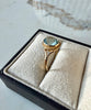 Vintage 10K Gold Blue Topaz Ring