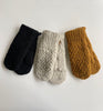 Basketweave Wool Mittens