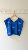 Blue Flower Linen Top | Joolee