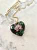 Cloisonné Heart Necklace