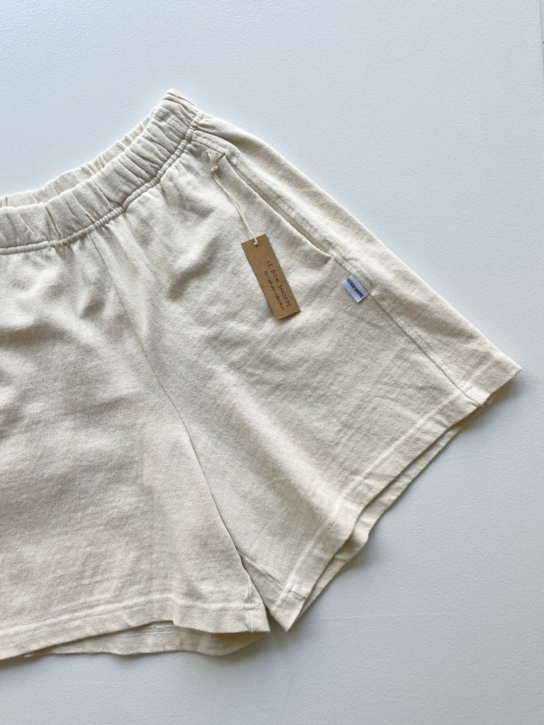 Cotton Knit Lounge Short | Le Bon Shoppe