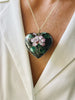 Cloisonné Heart Necklace