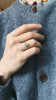 Vintage 10K Gold Blue Topaz Ring