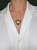 Cloisonné Puffy Heart Necklace