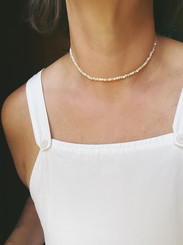 Mother of Pearl Choker