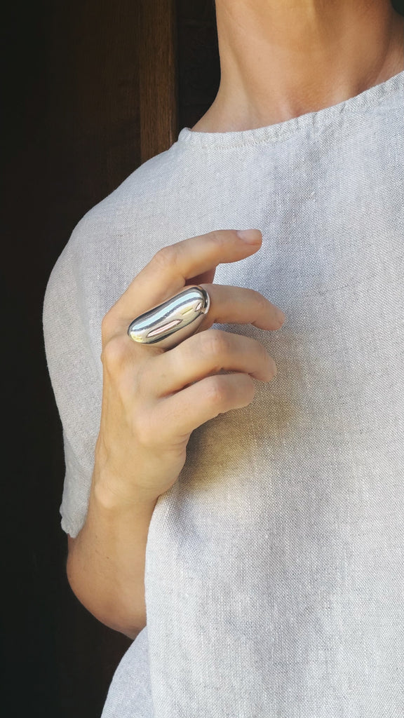 Saddle Sterling Ring