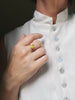 Vintage 9K Gold Fire Opal Ring