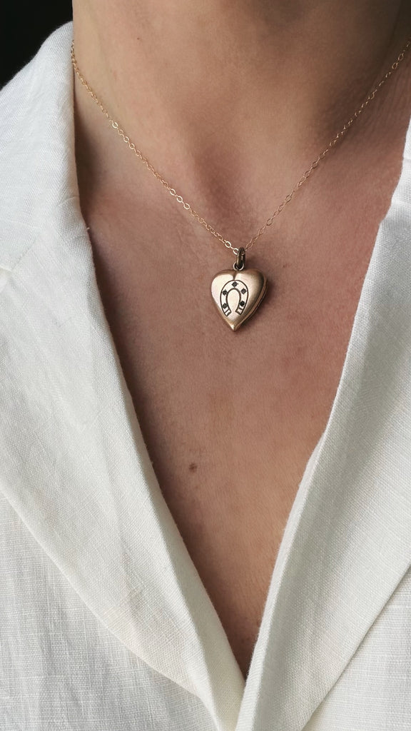 Edwardian Horseshoe Locket