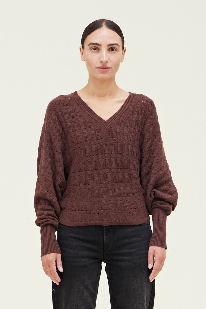 Cadie Pointelle Sweater