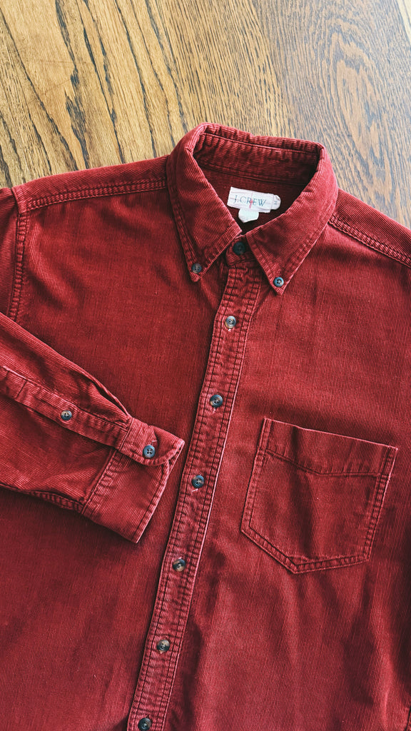 1980s J.Crew Corduroy Button Down