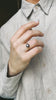 10K Opal & Sapphire Ring