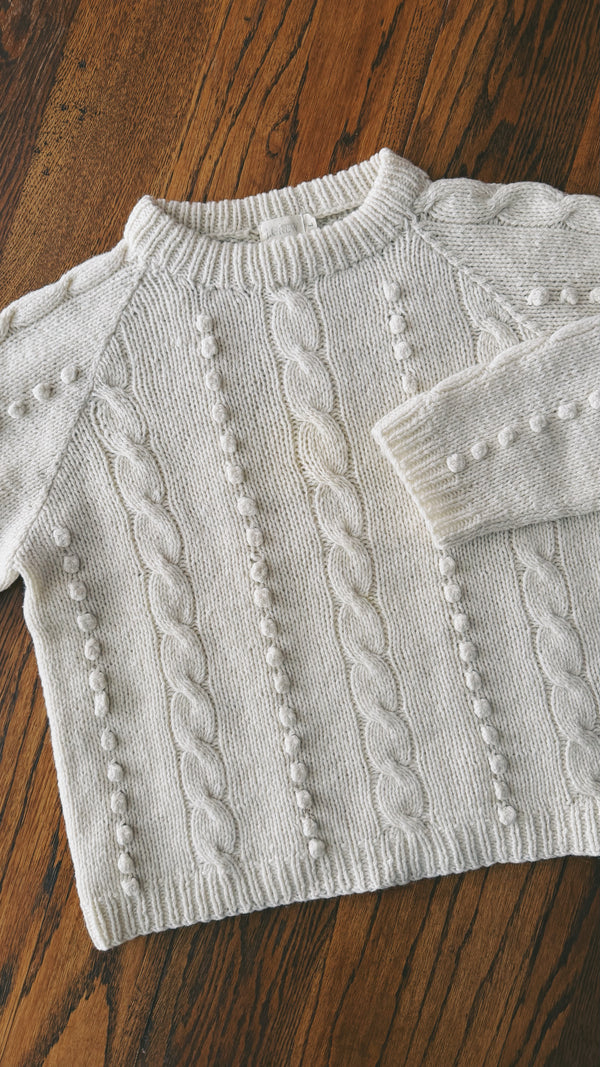 1980s J.Crew Cable Knit Sweater