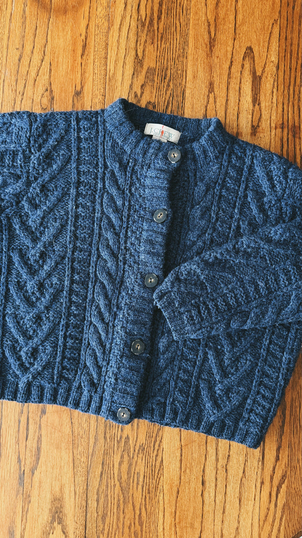 1980s J.Crew Wool Cardigan