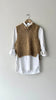 Hand Knit Alpaca Vest