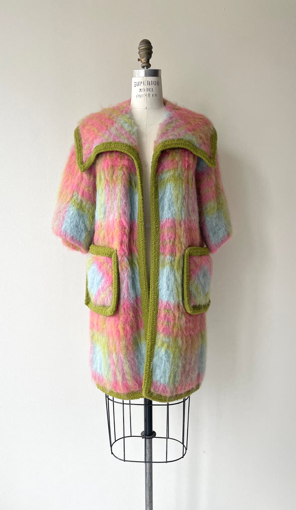 Candyfloss Mohair Coat | 1960s
