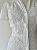 Eyelet Floral Dress | 1940s
