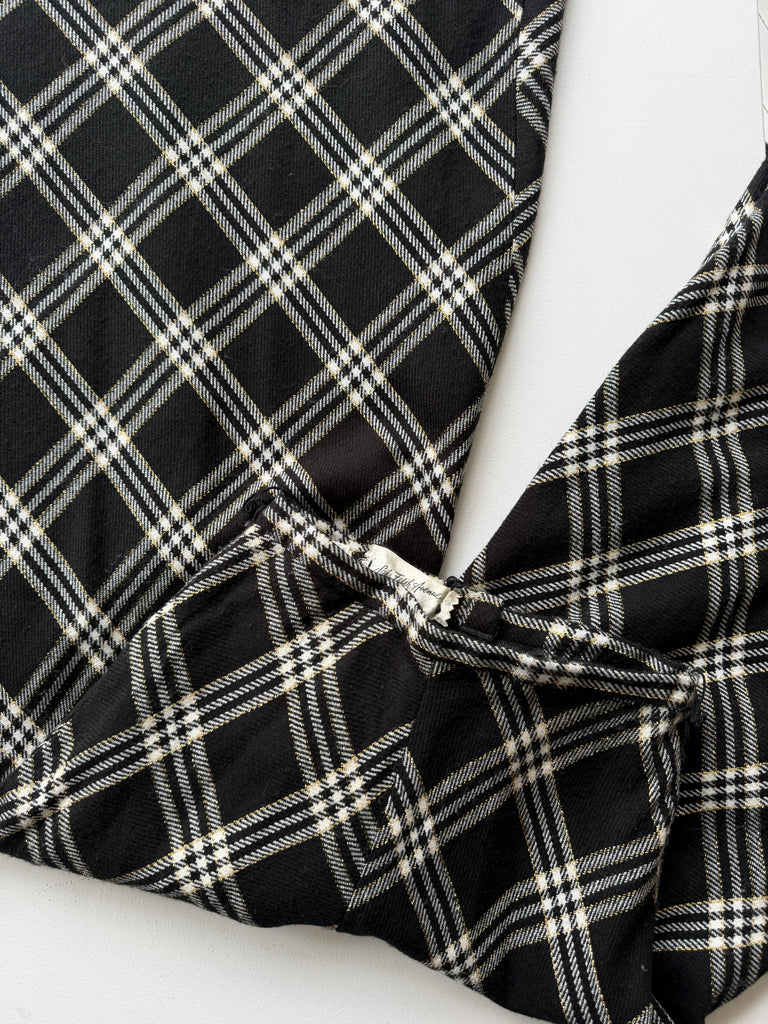 Plaid Palazzo Pants | 1970s