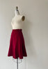 Red Velvet Bell Skirt