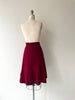 Red Velvet Bell Skirt