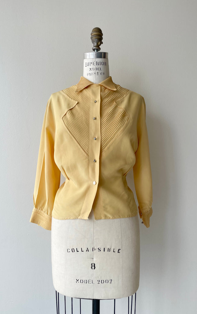Pintucked Blouse | 1940s