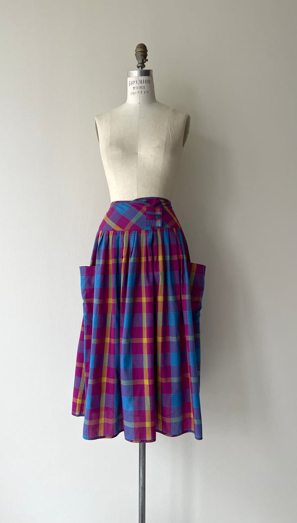 Sidekick Plaid Skirt | 1980s