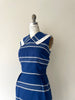Nautical Stripe Dress | 1950s
