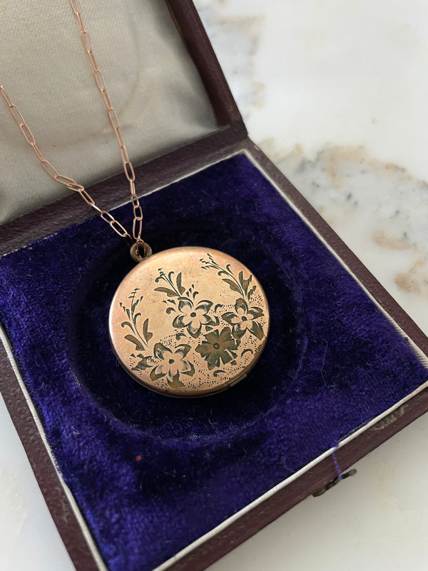 Victorian Rose Gold Locket