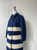 Gabby Stripe Wool Coat | 1960s