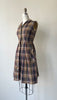 Swiss Dot Plaid Dress | 1950s