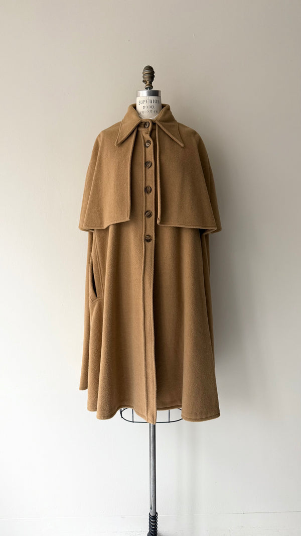 Holmes Wool Cape Coat | 1970s