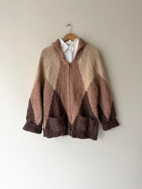 Hand Knit Wool Cowichan | 1950s