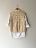 Cable Knit Wool Vest | 1960s