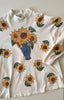 Handpainted Sunflowers Tee | 1990s
