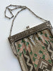Antique Painted Metal Mesh Purse | 1900s-1920s