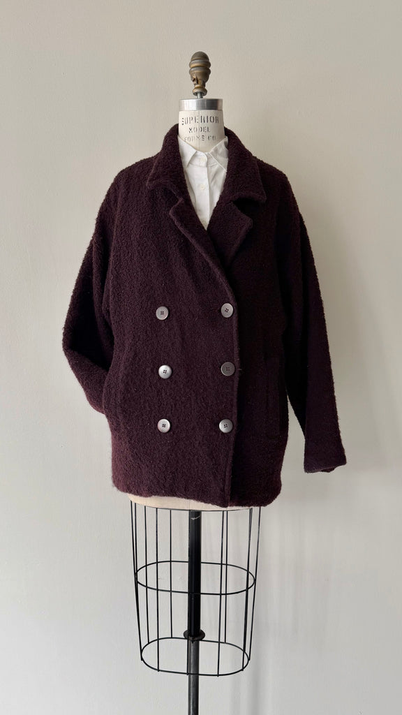 Eileen Fisher Boucle Wool Coat