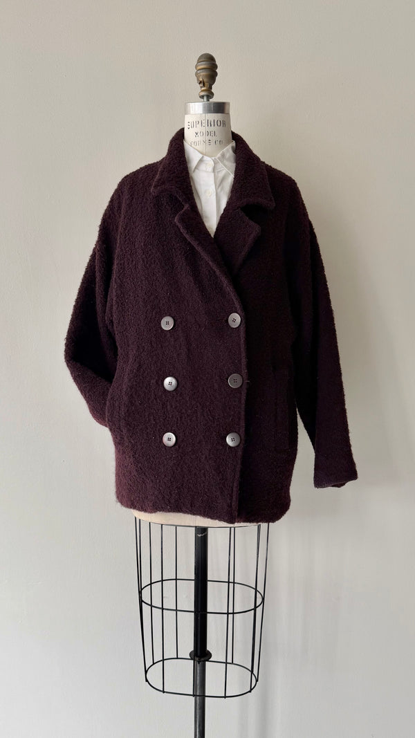 Eileen Fisher Boucle Wool Coat