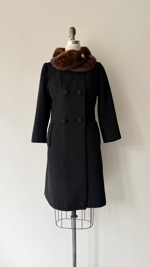 Orla Wool & Mink Coat | 1950s