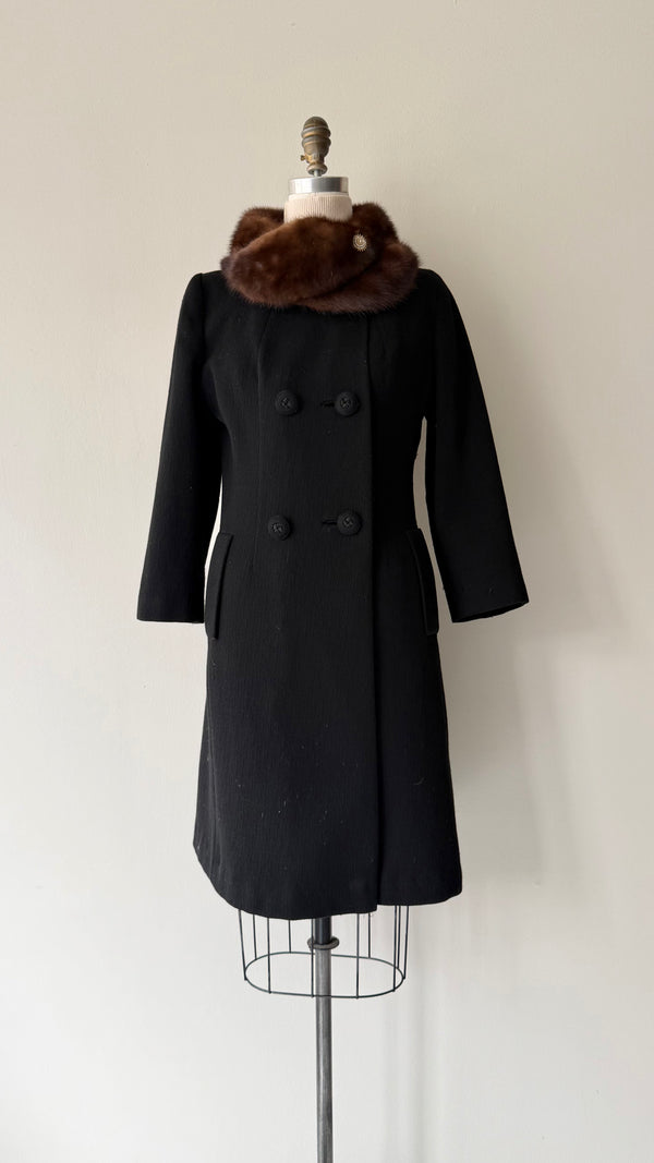 Orla Wool & Mink Coat | 1950s