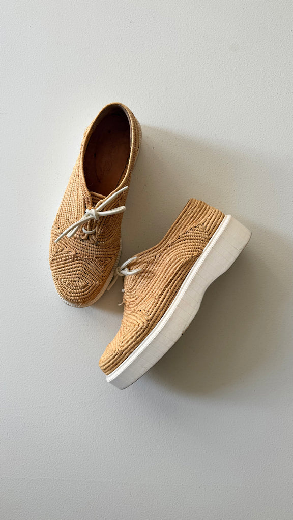 Robert Clergerie Raffia Platforms