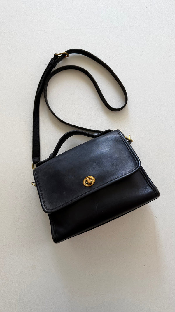 Vintage Coach Court Bag | 1980s