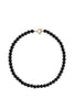 Classic Black Tourmaline Boule Necklace | Lisbeth